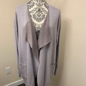 Lululemon Reversible Open Front Cardigan Lilac/Grey